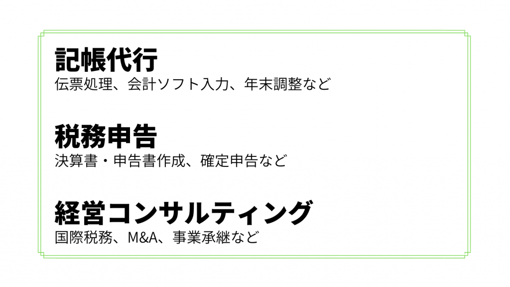 事務所の業務